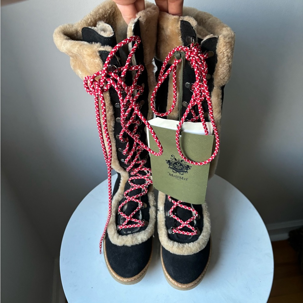 Mr and Mrs Italia Suede boots